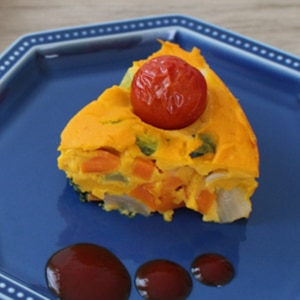卵なし！豆腐と冷凍かぼちゃでスパニッシュオムレツ風
